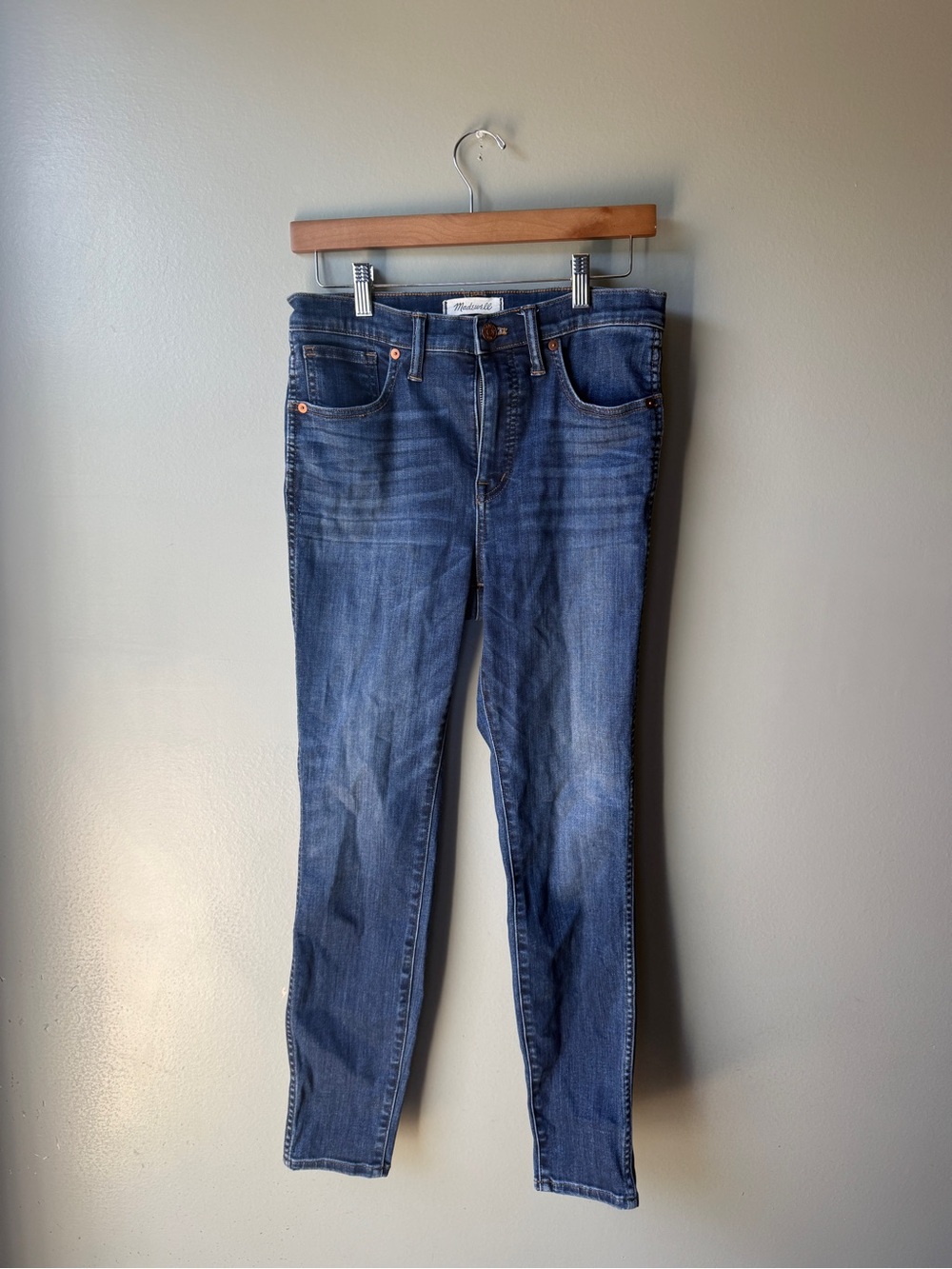 Madewell 10” High-Rise Skinny Jeans Women’s Size 28 Medium Wash